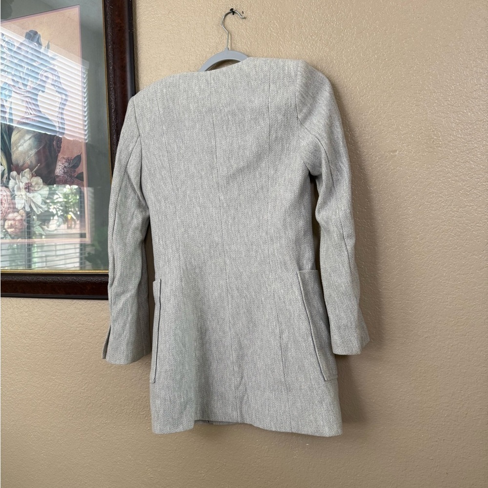 Zara Gray Jacket Size Small - Picture 4 of 4